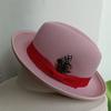The Derby Hat Bowler Hat  Fedora For Women And Men Party Hat Men Hat For Winter Elastic Band Felt Hat Jazz Church Hat