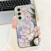 For Samsung Galaxy M55 Case SM-M556B Flower Cartoon Panda Soft Silicone Cover For Samsung M55 5G 6.7"Shockproof Phone Case Funda
