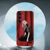 A-aurora-A Aksnes For Samsung Galaxy S23 S24 S25 Ultra S22 Plus S21 Black Soft Case Waterproof Soft Case