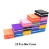 10/25/50Pcs Colorful Mini Nail Files Acrylic Nails Double Side 100/180 Grit Emery Boards For Professional Manicure Pedicure Tool