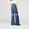YALIDA Women's Extra-Long Lyocell Wide-Leg Jeans