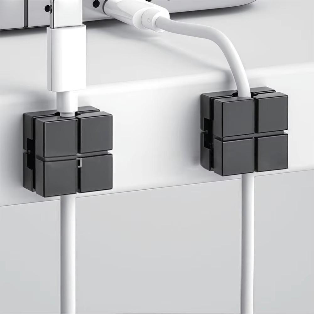 Self-Adhesive USB Charging Cable Clips Mini Cable Organizer New Wire Holder  Home Use