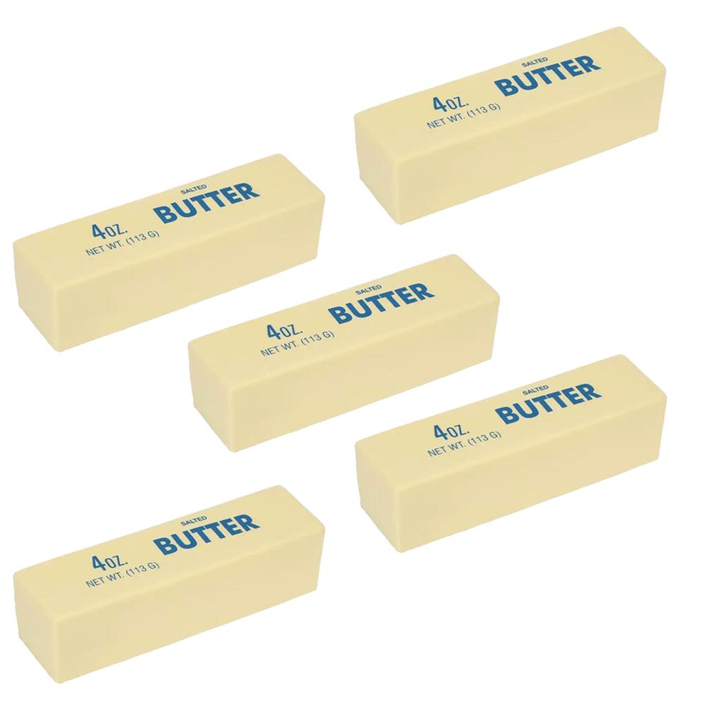 1-5 Pcs Butter Stick Squishy Fidget Toys Elastic Cheese Stick Funny Squeeze Prank Toy Stress Anxiety Relief Game