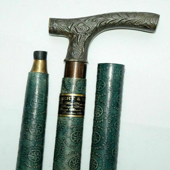 

Антикварный стиль Викторианский Винтажный Дизайнерская Латунная Ручка Трость Деревянная Трость M аэро