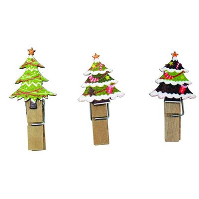 MégaCréa DIY - Wooden Clothespin Fir 4x2x1 Cm 10 Pieces