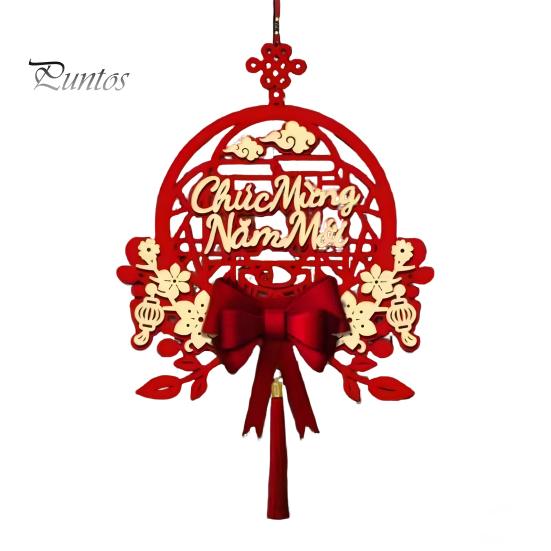 

2025 Вьетнамский новогодний орнамент китайский весенний фестиваль красное подвесное украшение для гостиной спальни дверь домашний декор A
