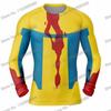 Invincible 2 Rash Guard Diving T-Shirt Pants BJJ Boxing MMA Swimwear Men Summer Long Sleeve Surf Clothing Women GYM Tops Sports