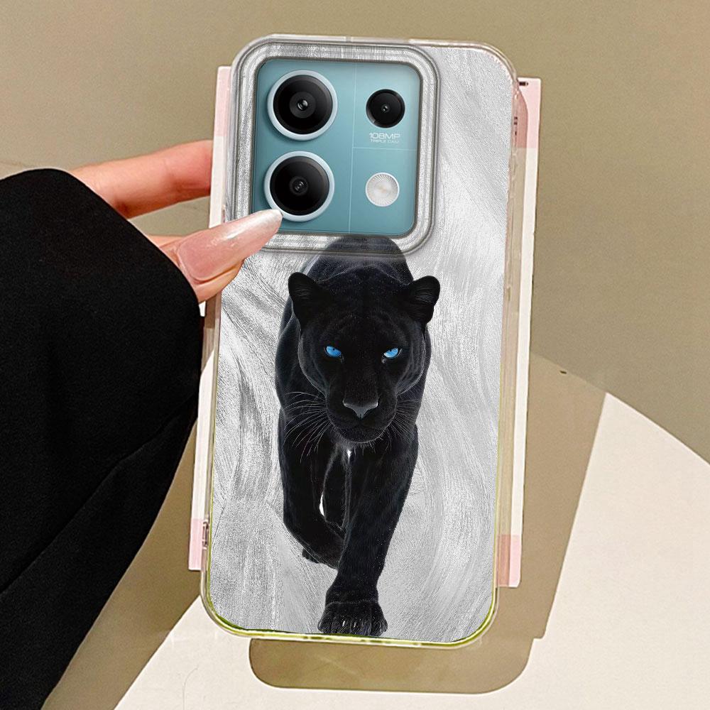 

Золотой змеиный принт Животные Перьевая текстура Чехол для телефона для Xiaomi Mi 13T 14T Pro 11 Lite NE 5G Оболочка Силиконовые задние сумки ТПУ чехол Xiaomi 14T Pro белый