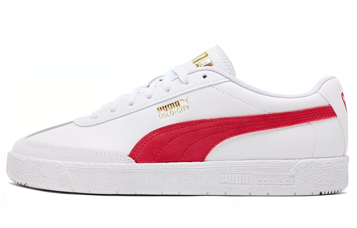PUMA Oslo City Повседневные кеды-доски Белый/Красный 374976-05 37