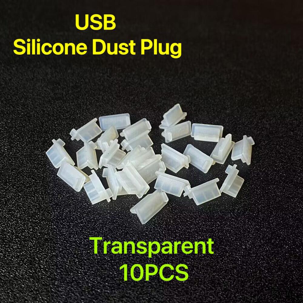 50 USB Dust Plug Charger Port Cover Cap Female Jack Interface Universal Silicone Dustproof Protector Tablet PC Notebook Laptop2