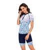 Split Short-sleeved Surf Suit Sunscreen Swimsuit Wetsuit Sexy Fashion Swimsuit