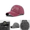 Route 66 Vintage Embroidered Baseball Cap Washed Denim Duckbill Cowboy Hat Sun Hat