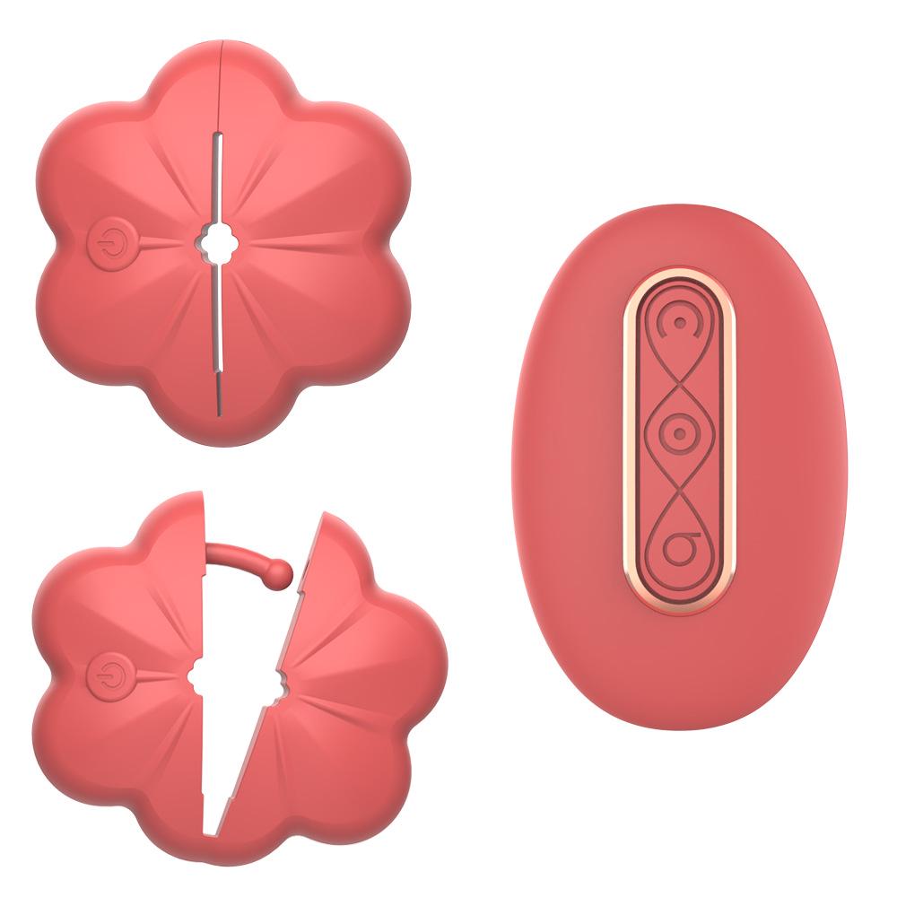 Mannomisi Silicone Vibrating Nipple Clamps & Sucking Breast Massager