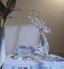 Nordic Transparent Crystal Reindeer Ornament - Christmas Decoration Handicraft
