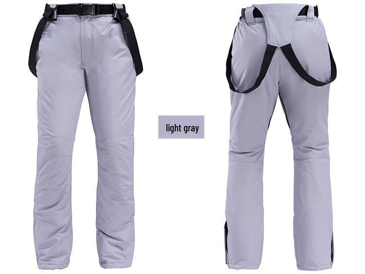 Winter Ski Bib Pants: Windproof, Waterproof, Breathable, and Insulated for Men and Women