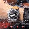 Men's Waterproof Dual-Display Leather Quartz Watch - Trendy, Multifunctional, Round Dial, Electronic Student Edition