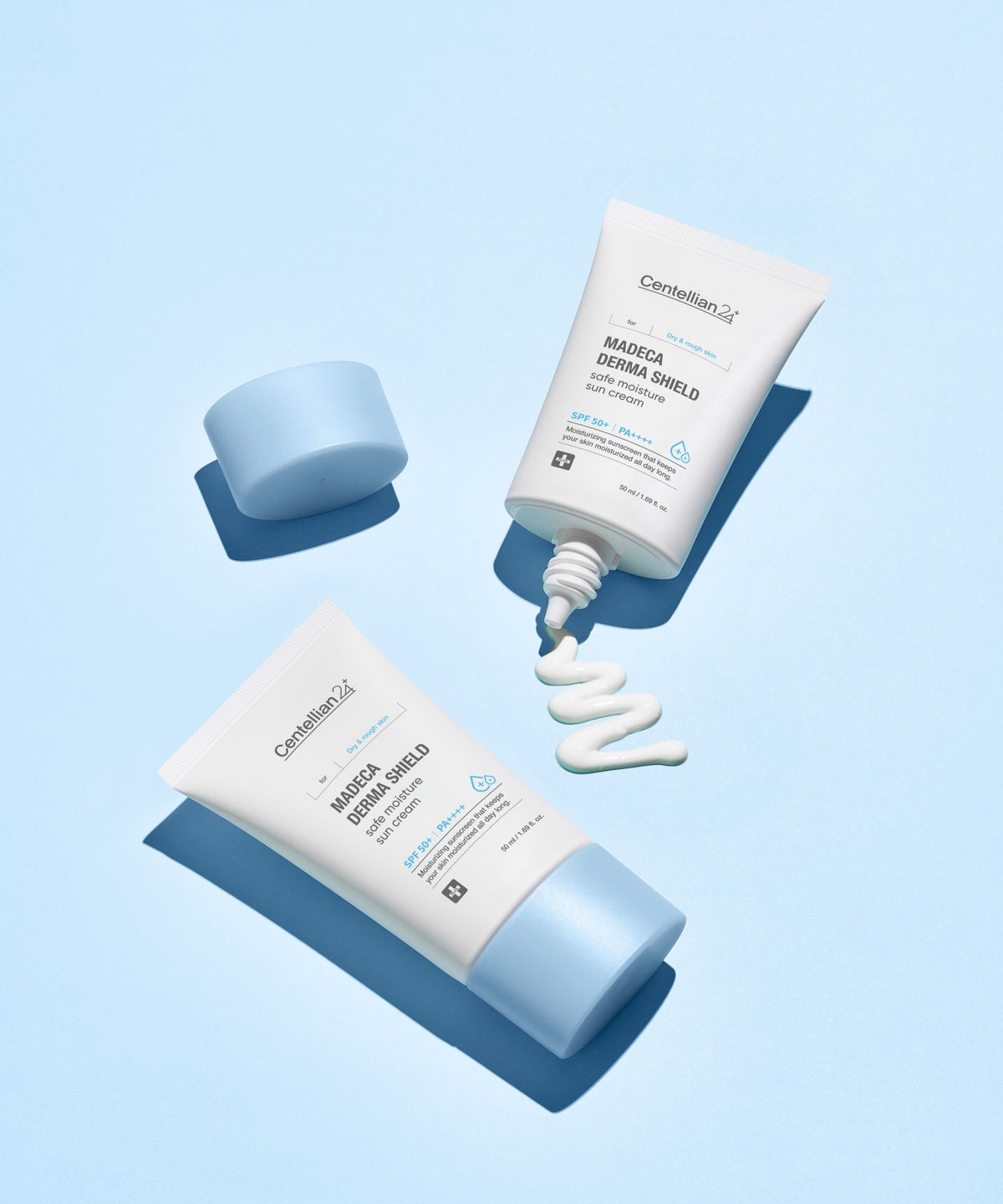 [2 Pack] Madeca Dermashield Safe Moisture Sun Cream 50ml x 2