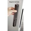 2022 New Invisible Magnetic Door Lock Interior Background Wall Storage Room Door Handle Hidden Cloakroom Gold Single Door Lock