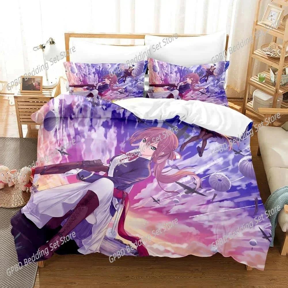 Luxury New 3D Print  Game Girls' Frontline Bedding Set Single Twin Full Queen King Size Bed Set  Bedroom Duvet cover Sets