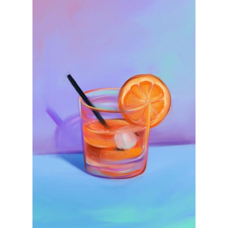 

Kitchen Alcoholic Beverage Cocktails Abstract Line Art Cheers Poster Canvas Painting Wall Picture Home Kitchen Living Room Decor 21cm×30cm NoFrame