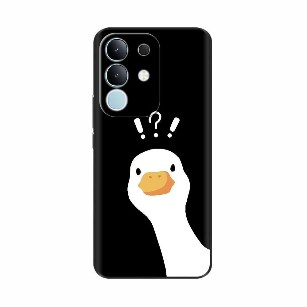 Pour Vivo Y29 4G Coque Mignon Panda Silicone Liquide Doux Étuis de Téléphone Pour Vivo Y29 4G Coques Y 29 Fundas Protection Dessin Animé Couverture Arrière