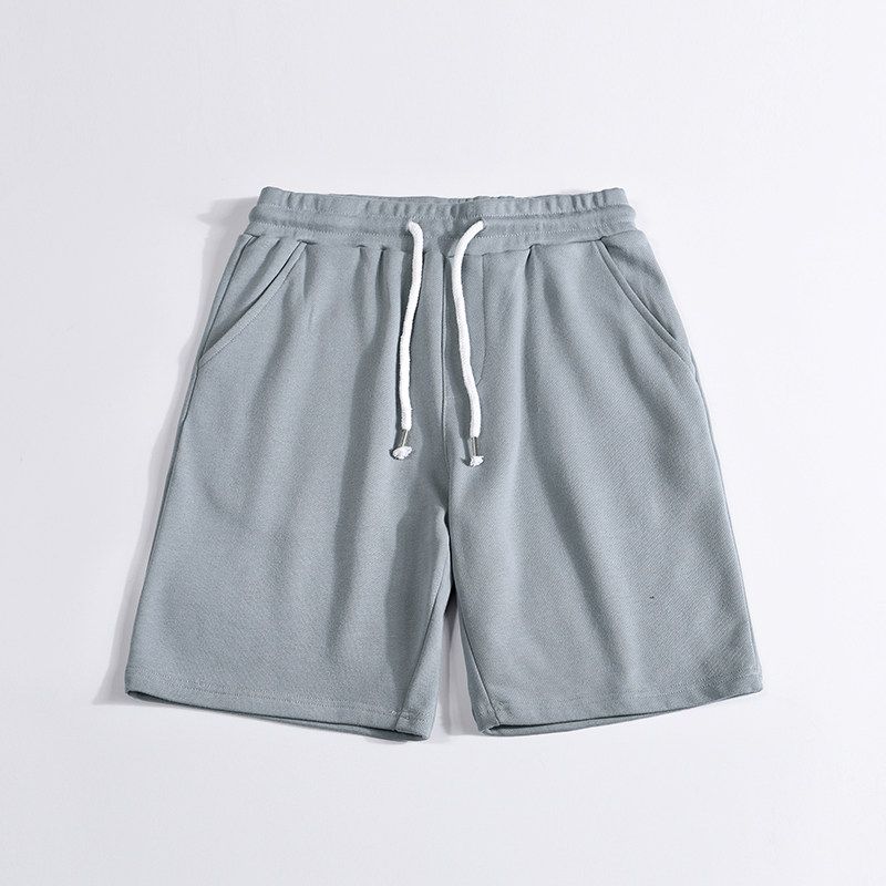 Export Balance Cargo with Logo Cut off Men Fashion Brands Casual Shorts Summer Sports Loose Half Length Middle Pants Terry Cotton Beach Pants