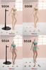 OBEST TBLeague Scale 2D Seamless Body with Bikini Pale Headless 1/6 Figure, Girl, Ultra-Flexible Set, PLLB2022-S50B, Skin,