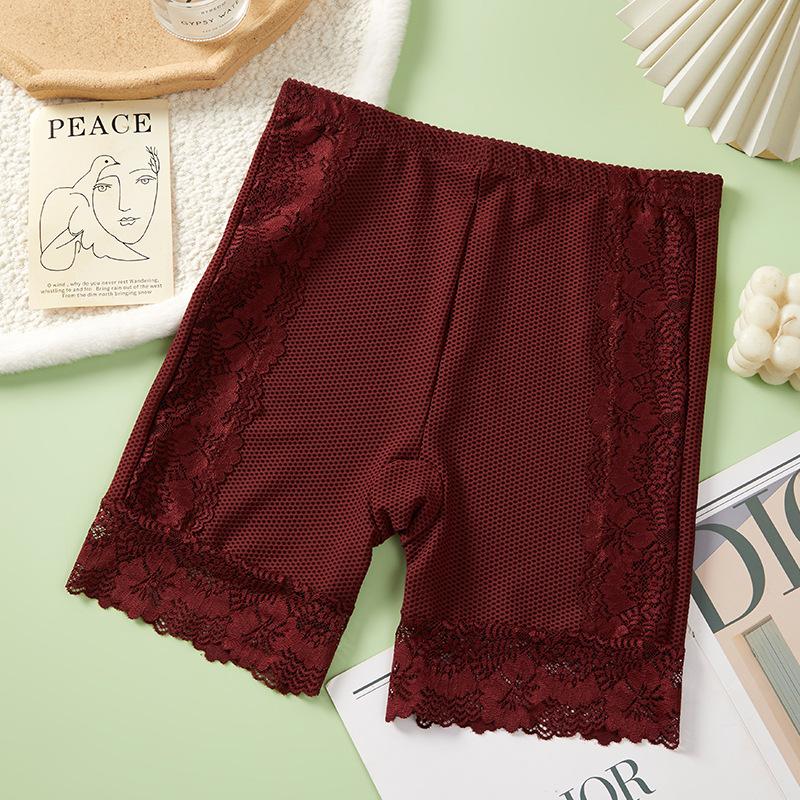 Plus Size Women's New Summer Lace Traceless Anti Slip High Waist Constricting Panties