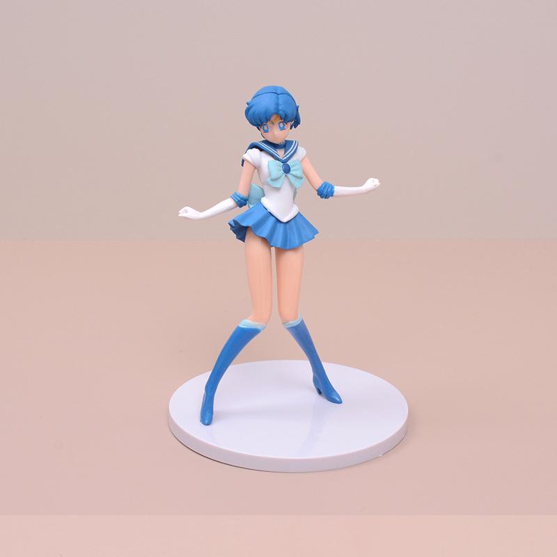 Φιγούρα Anime Sailor Moon 16εκ. PVC Κινούμενο Σχέδιο Ερμής Άρης Δίας Αφροδίτη Παιχνίδια για Κορίτσια Μοντέλο Δώρο Κούκλες Στατική Διακόσμηση Γραφείου