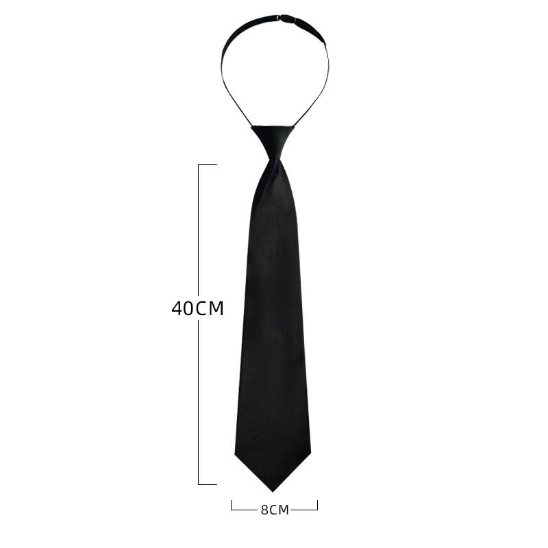 

Xianyi Japanese College Style Shirt Black Tie Women s Lazy Shirt Solid Color No-tie Clothing Accessories P21