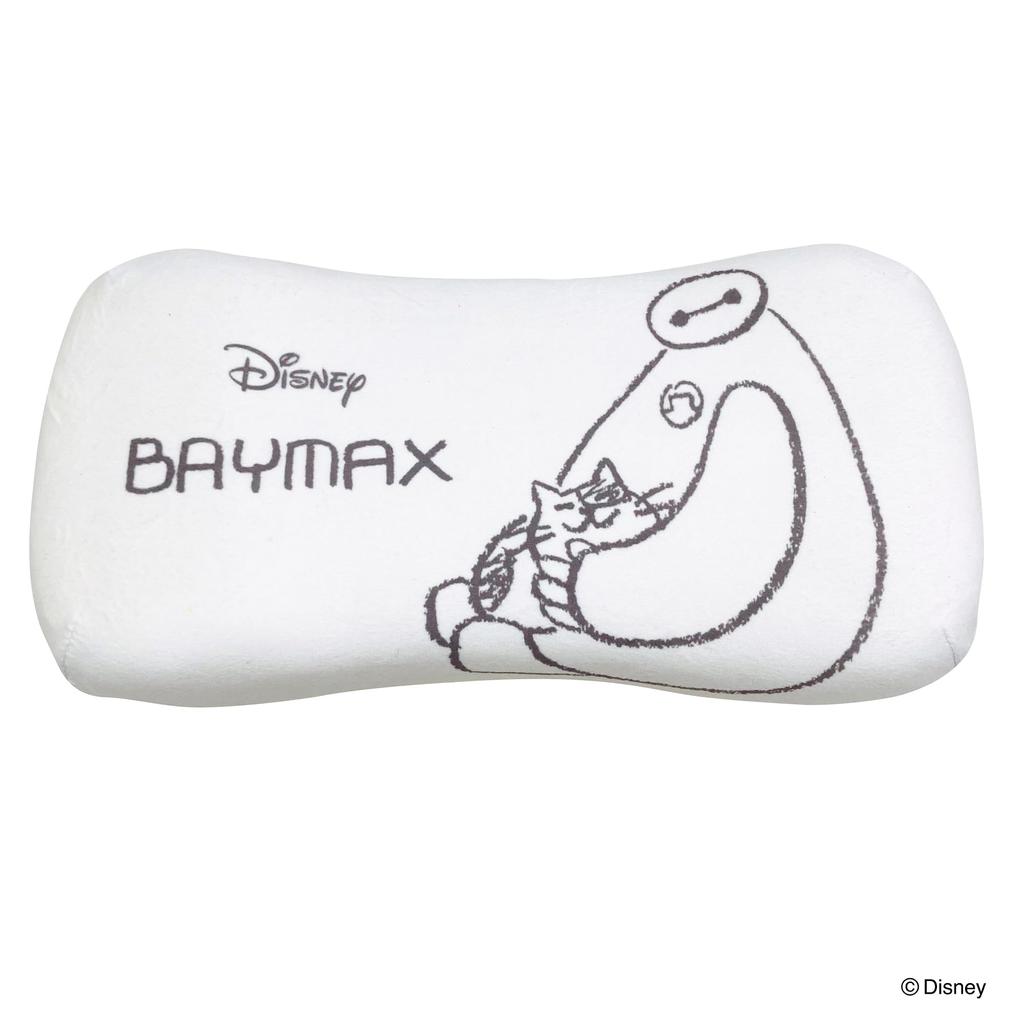 MORIPiLO Morishita Memory Foam Pillow Disney Baymax 15x31cm Waist Support Back Support Stuffed Toy Cushion Character Goods Pastel Ivory 4621195