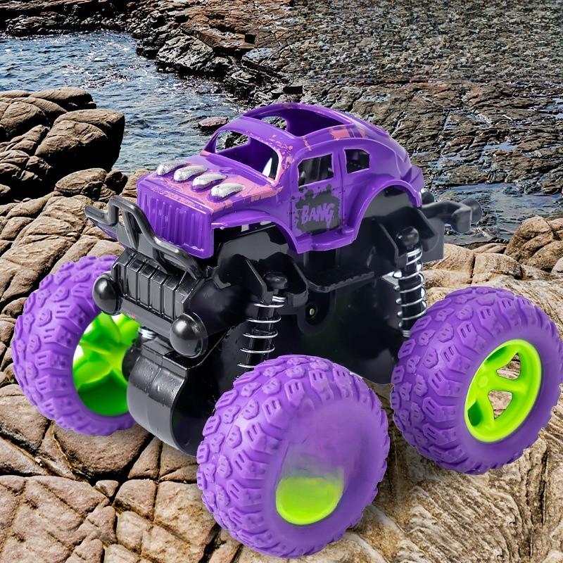Off Road Inertia Rc Car With Rotating Stunt Features For Kids Indoor Play