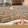 Winter Velvet Taffeta Mattress Topper - Thickened Milk Velvet Pad for Single Beds