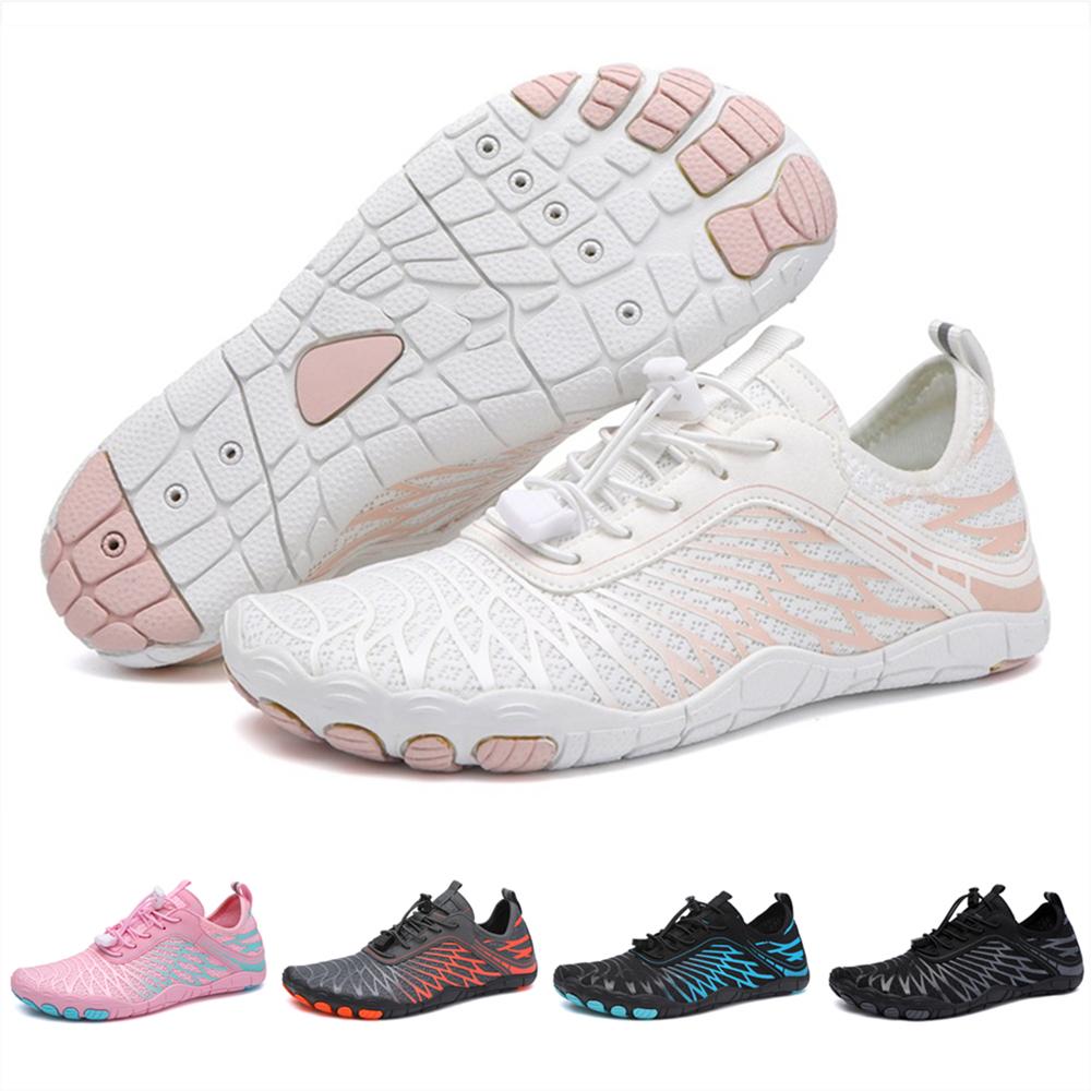Men Women Aqua Shoes Lightweight Barefoot Quick Dry Outdoor Beach Upstream Wading Swimming Water Shoes Sneakers Unisex Big Size