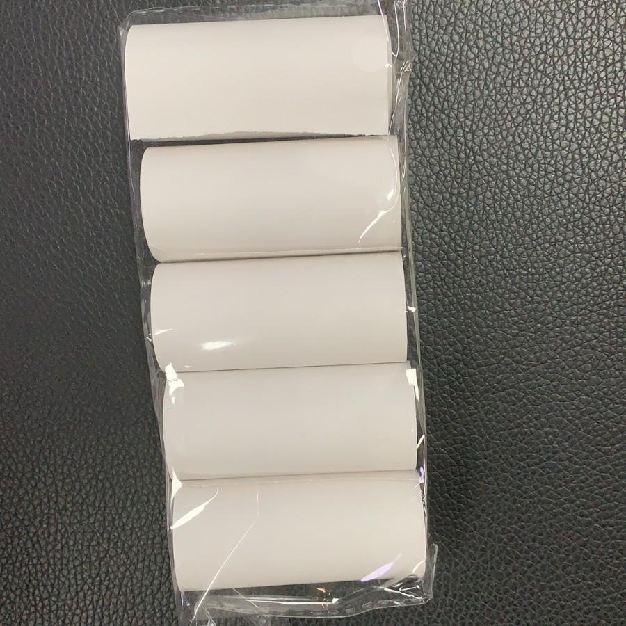 Mini-Selbstklebendes Thermodruckerpapier ohne Kern für Kasse und Fotolabel