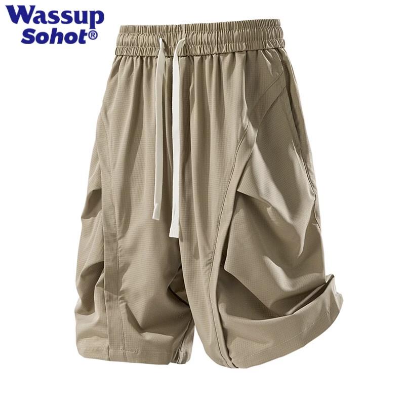Wassup Sohot Men s Ice Silk Quick-Dry Shorts 2XL