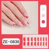 French Tip Nail Sticker Glittering Nails Polish Stickers Flowers Gels Nail Strips Nail Art Decortions Manicures Supplies