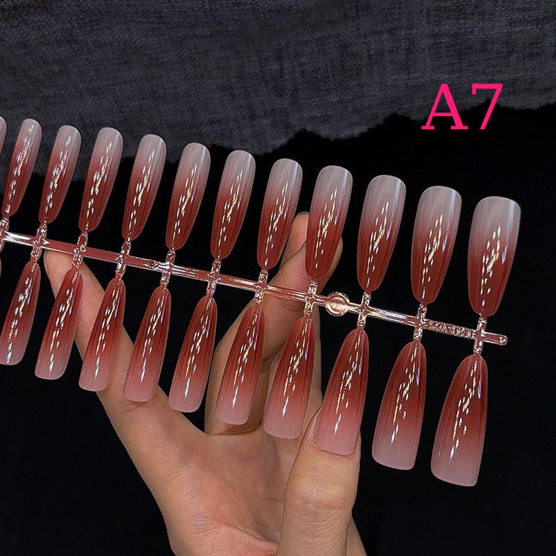 30 Piezas Color Nude Degradado Uñas Postizas Presionar Rápido Extensión Mate Uñas Postizas Portátiles Naturales Multiestilo Puntas de Uñas de Cobertura Completa