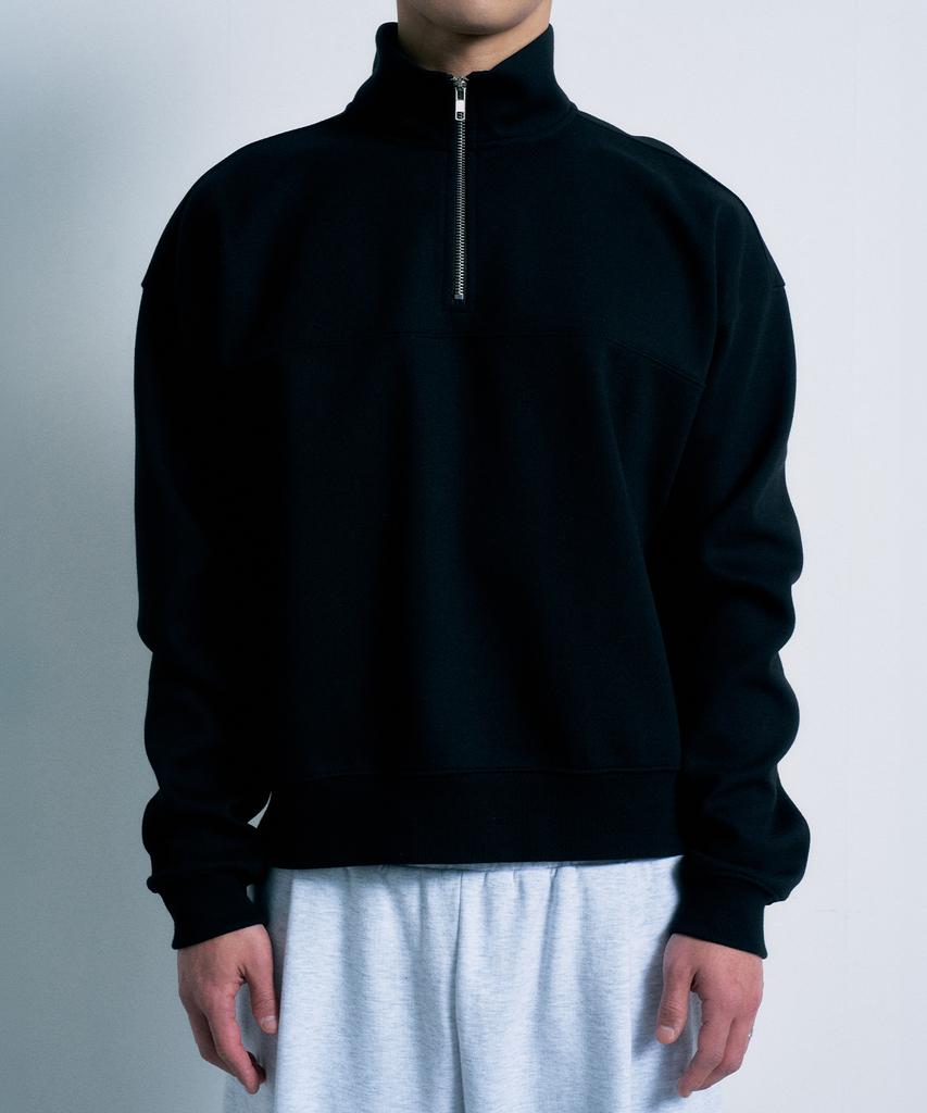 FERNOV Essential Half-Zip Sweatshirt Black