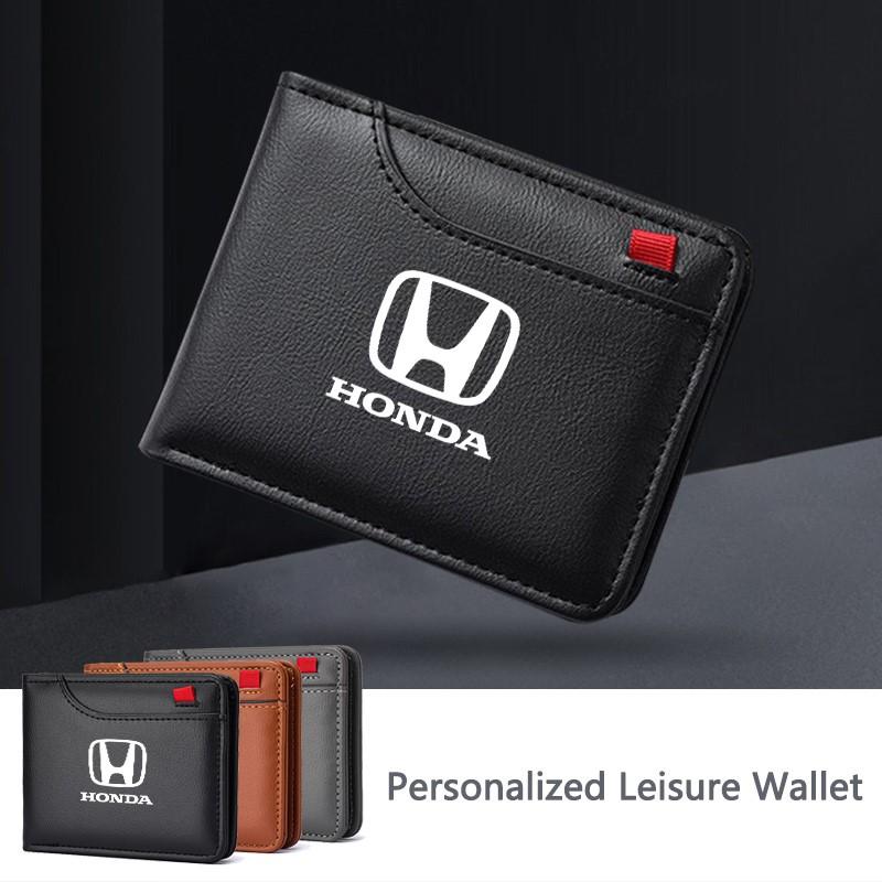 Car Driver License Bag Driving Credit Card Documents Wallet Holder For Honda Mugen Power Civic Accords CRV Hrv Jazz CBR VTEC VFR FL3