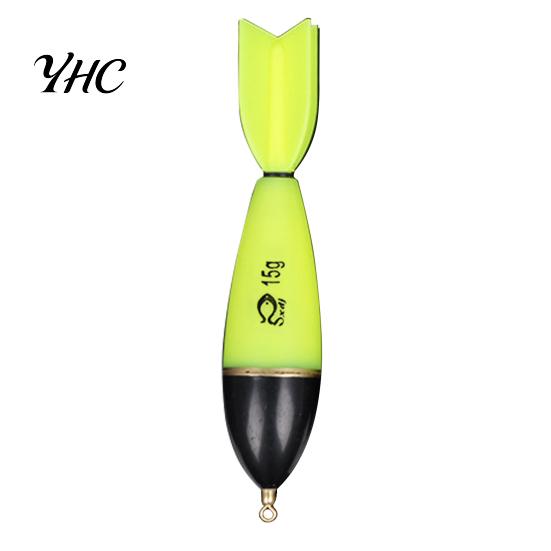 Luminous Fishing Float LED Rocket High Sensitivity Visibility Electric Outdoor Long Casting Slip Bobber Saltwater Freshwater Accessories ABS Fish