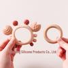 Crab Silicone Teether Baby Molar Toy & Pacifier Rattle