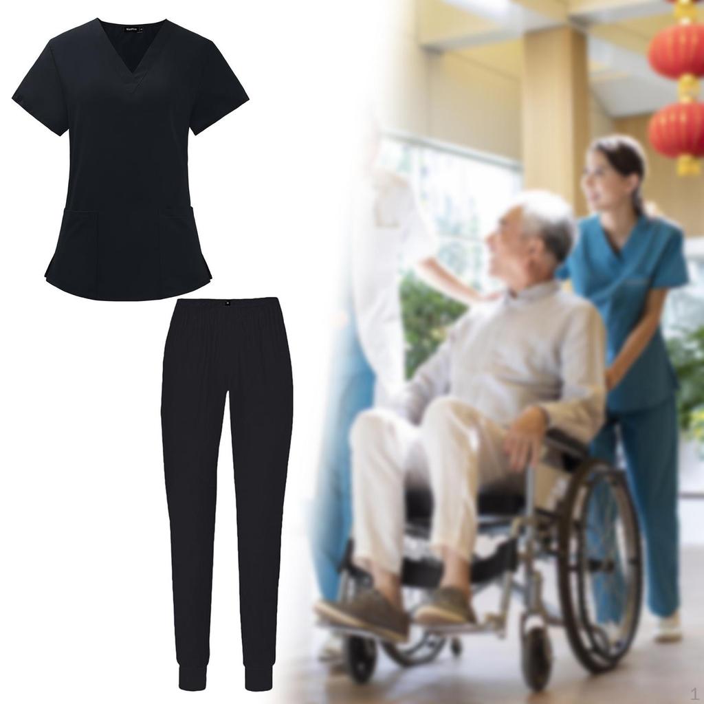 Wygodne damskie zestawy szorujące do mundurów roboczych pielęgniarek