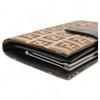 Auth FENDI Zucchino Bifold Wallet Leather × Canvas Fe7910yy