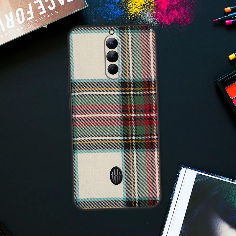 Clan Stewart Dress Tartan Plaid Case For ZTE Nubia Red Magic 9 Pro Plus RedMagic 8 8S Pro Plus 6 7 6S 7S Pro 5S 6R 5G Cover