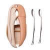 4Pcs/Set Effort-saving Crab Cracker Set Professional Lobster Claws Picking Fork Set  Dinner