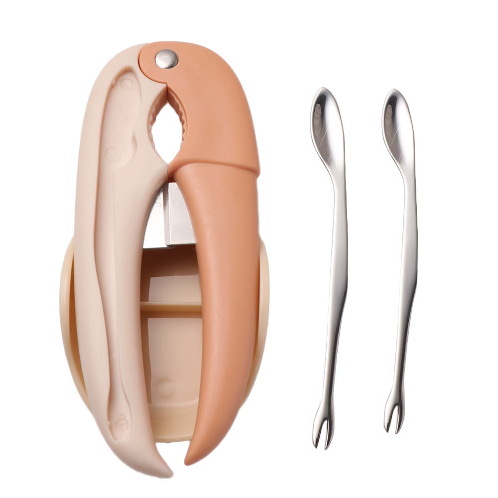 4Pcs/Set Effort-saving Crab Cracker Set Professional Lobster Claws Picking Fork Set Dinner