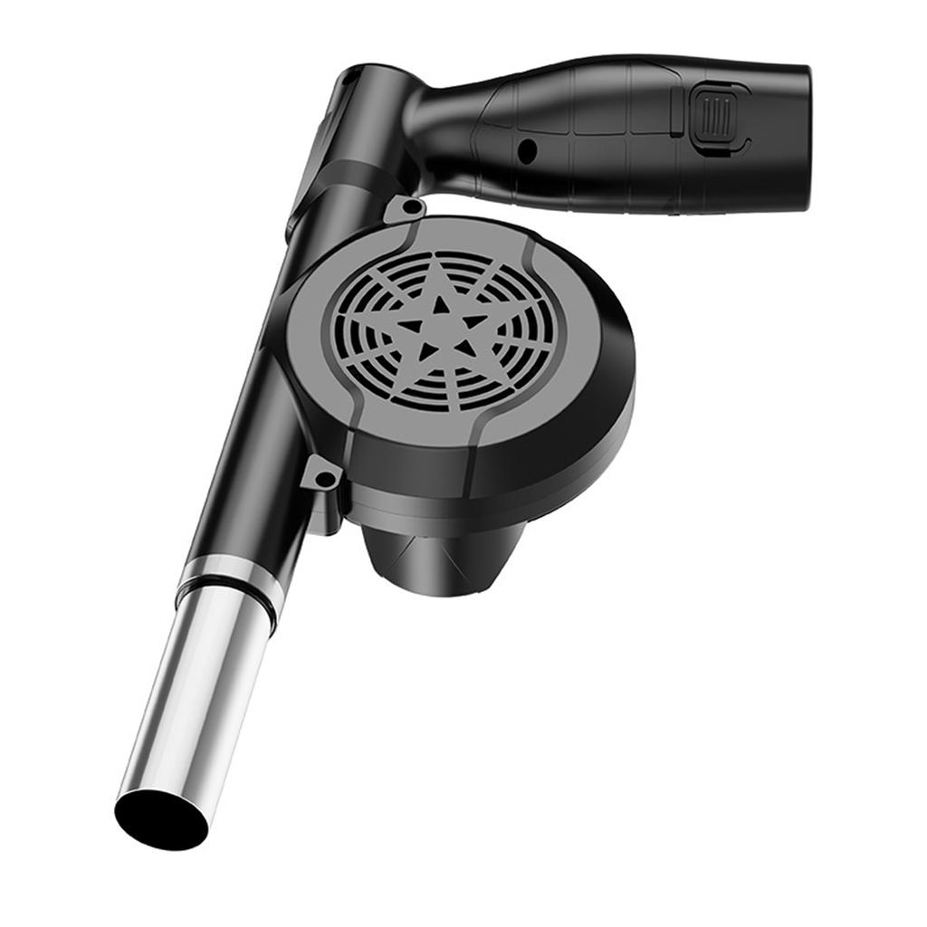 Handheld Wireless Electric Air Duster For PC Keyboard BBQ Metal Smelting Car Camping Outdoor Cooking Rechargeable Blower