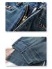 2025 Women's Petite Loose Drape Cropped Straight-Leg Jeans for Spring & Autumn