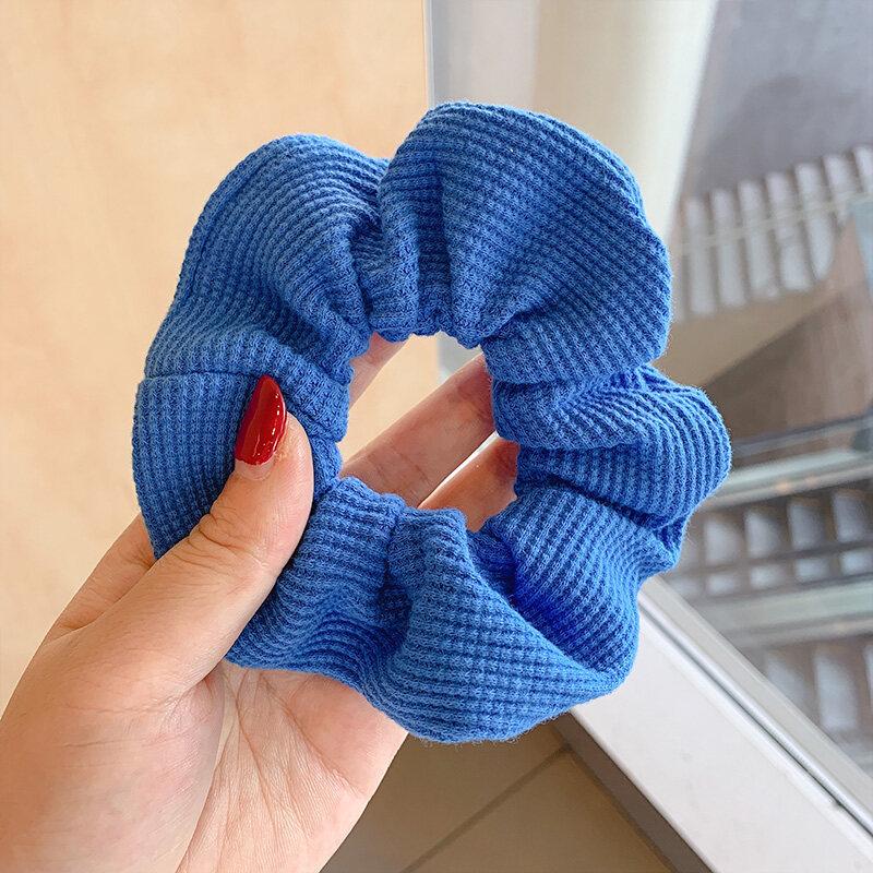 Korean Style Spring/Summer Floral Intestine Hair Scrunchie for Women – Elegant Ponytail Tie and Mori Girl Accessory.